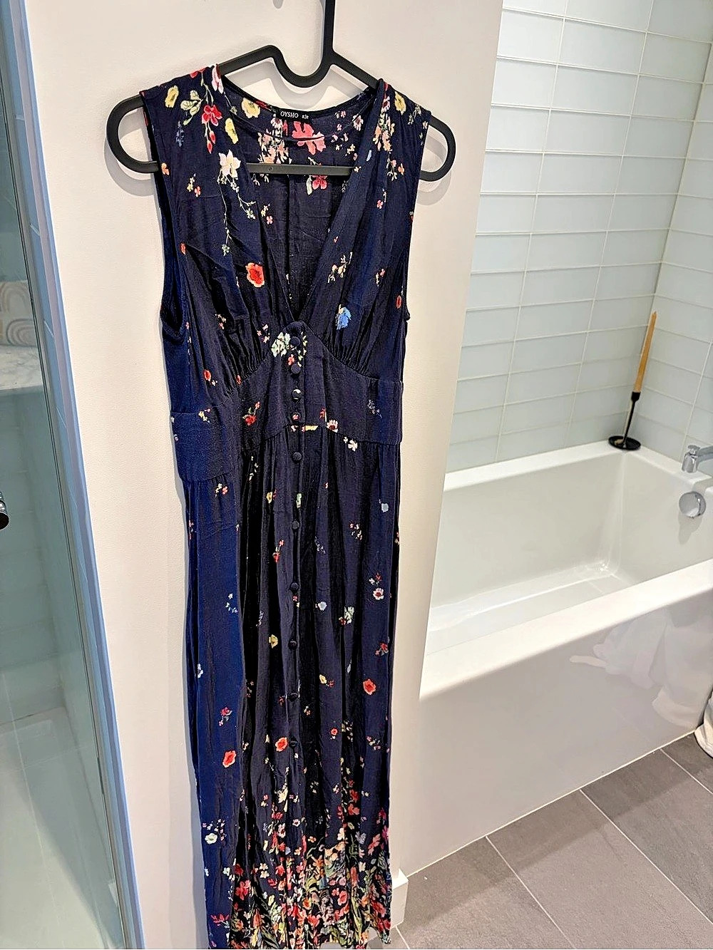 Floral Maxi Dress in Blue